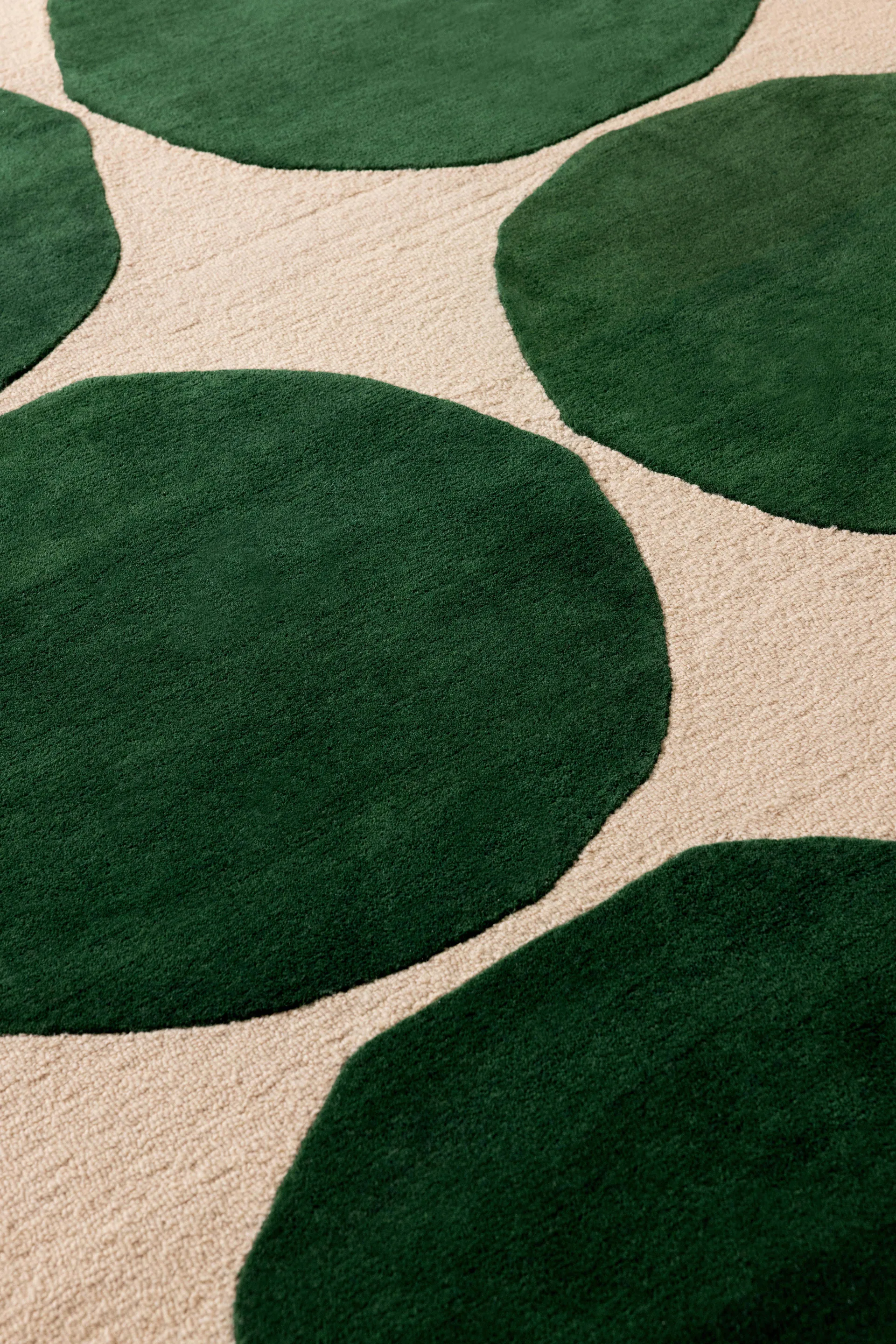 Isot Kivet ullmatta, Green, 170x240 cm Marimekko
