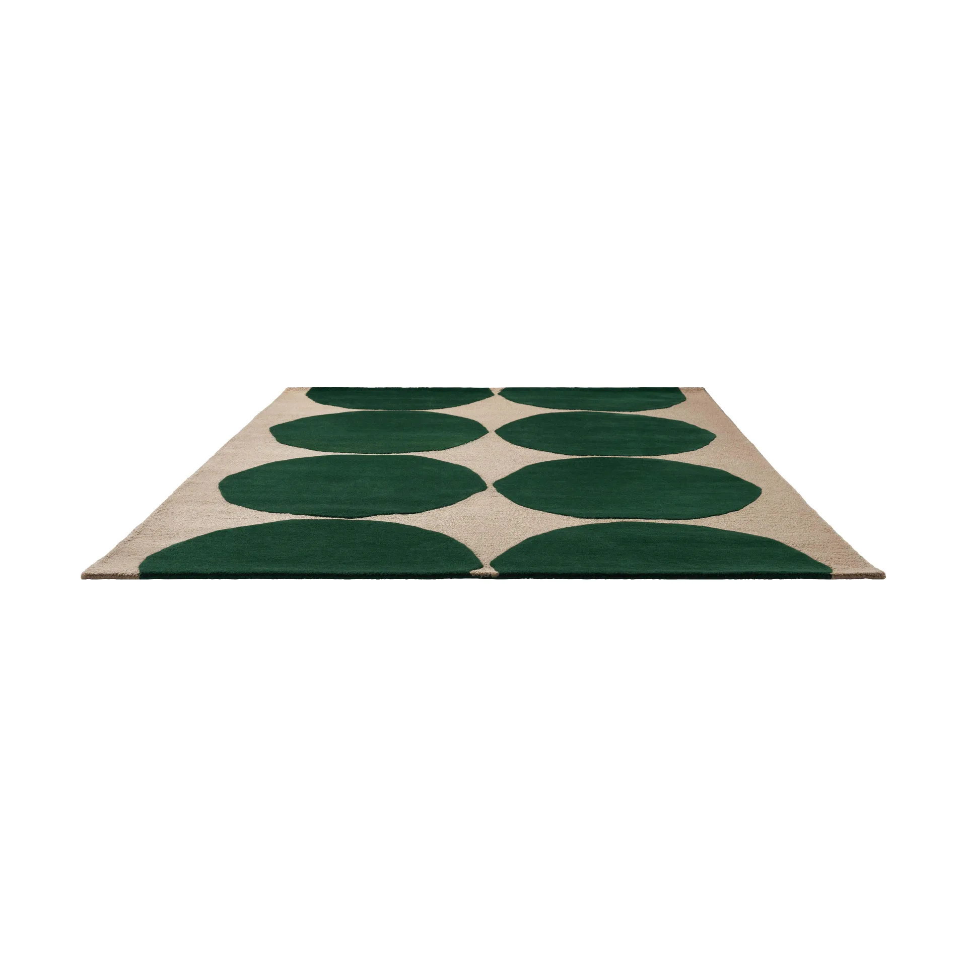 Isot Kivet ullmatta, Green, 200x280 cm Marimekko