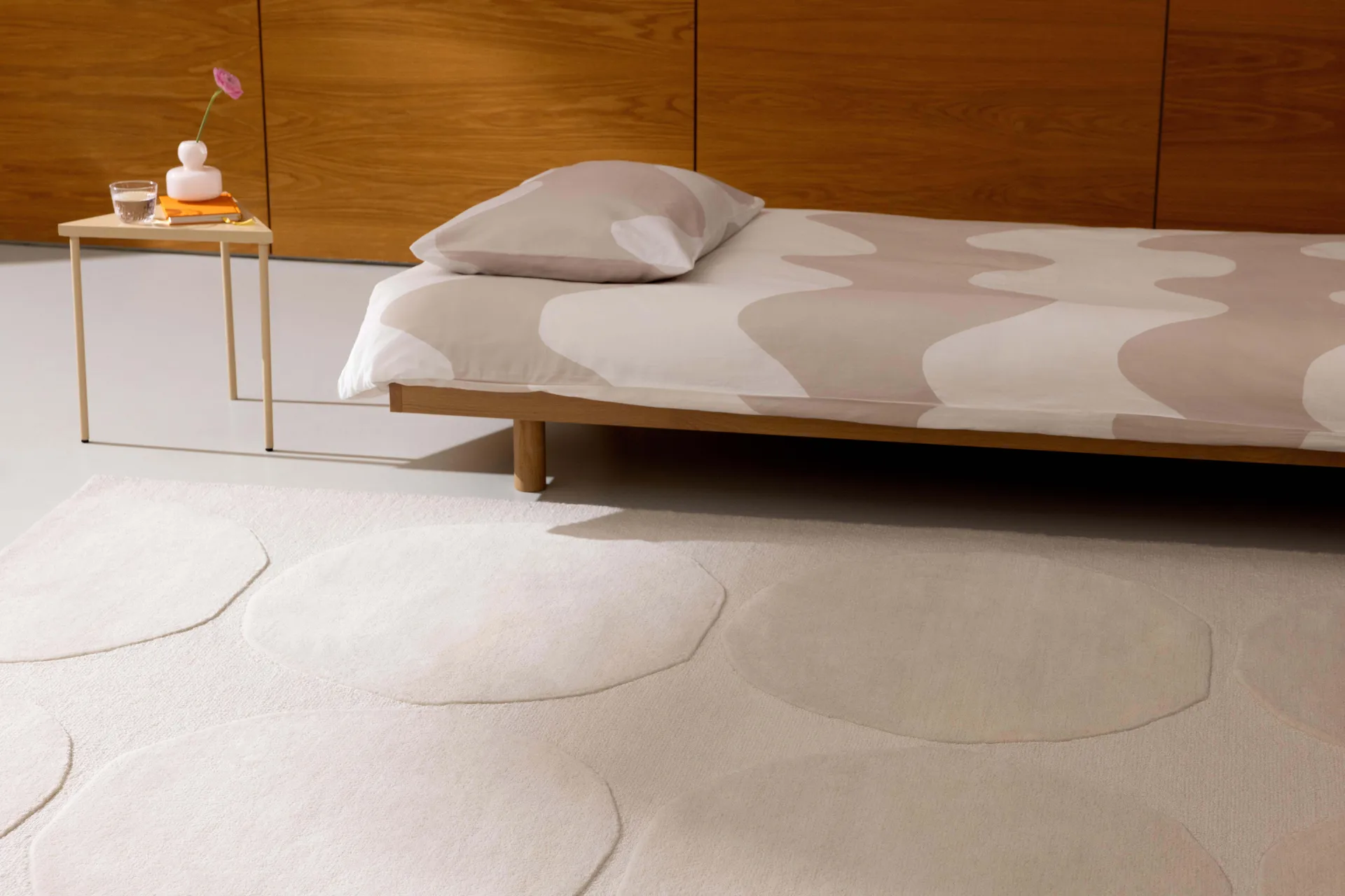 Isot Kivet ullmatta, Natural White, 200x280 cm Marimekko
