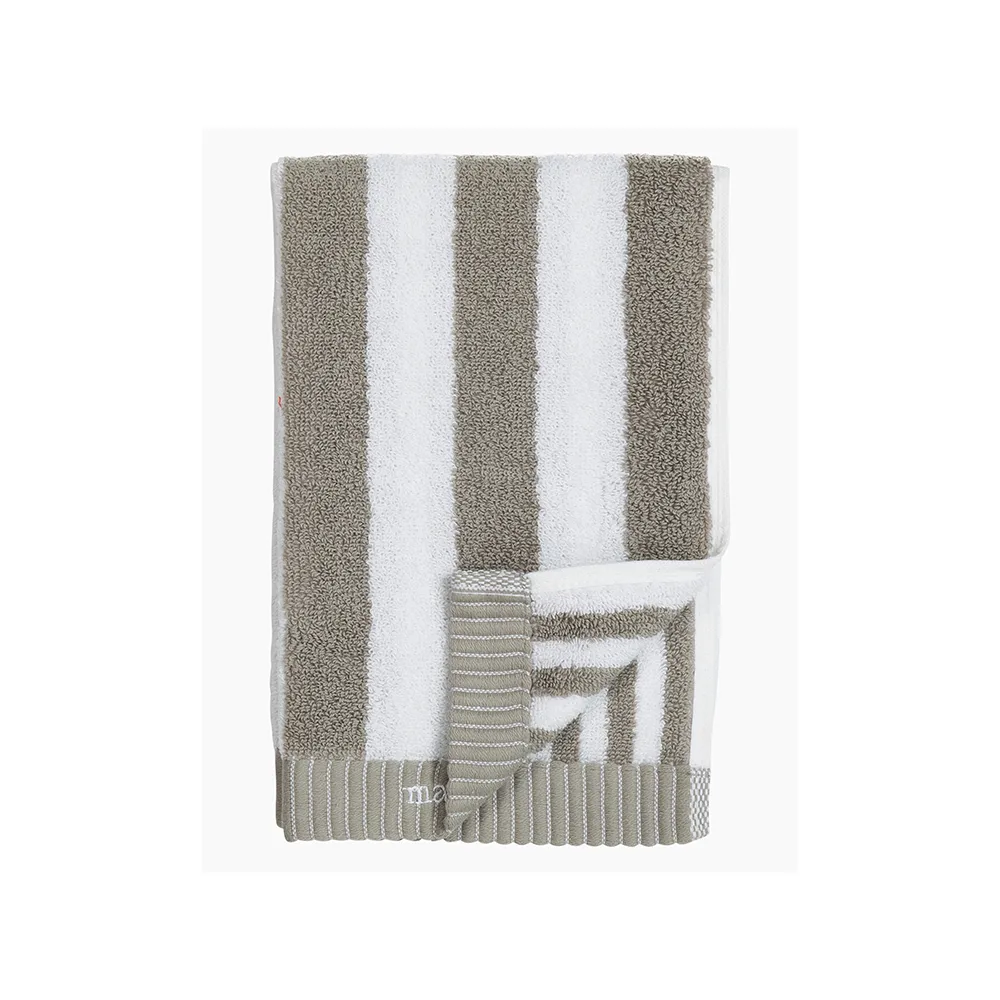 Kaksi Raitaa handduk white-grey, 30x50 cm Marimekko