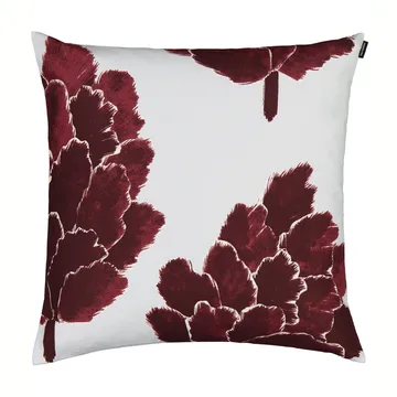 Käpykukka kuddfodral 50x50 cm - Ljusgrå-vinröd - Marimekko