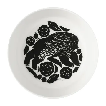 Karhuemo skål 4 dl - Vit-mörkgrön - Marimekko