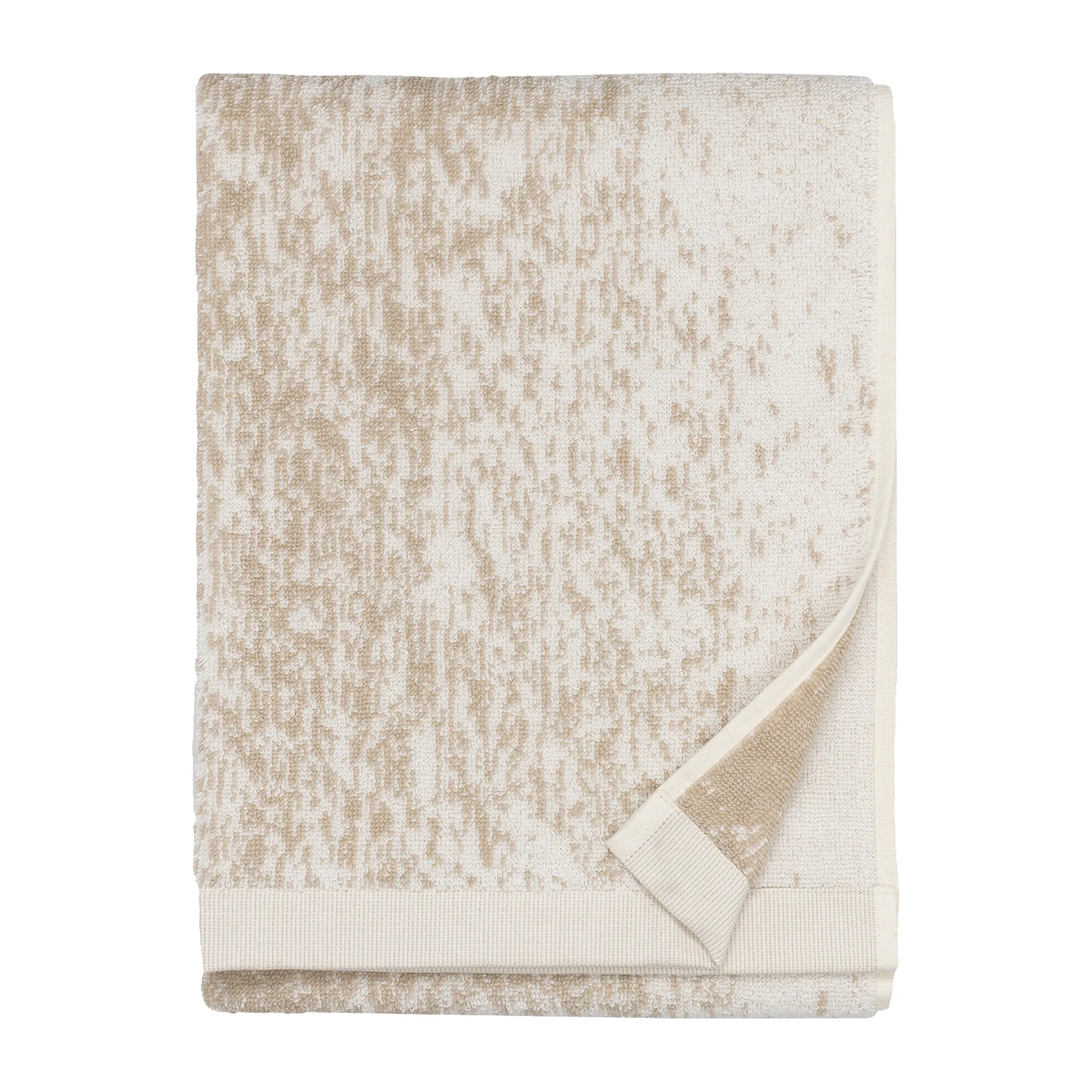 Kuiskaus handduk 70x50 cm, vit-beige Marimekko