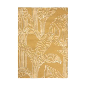 Kukat puhkeavat matta outdoor - Straw, 200x280 cm - Marimekko