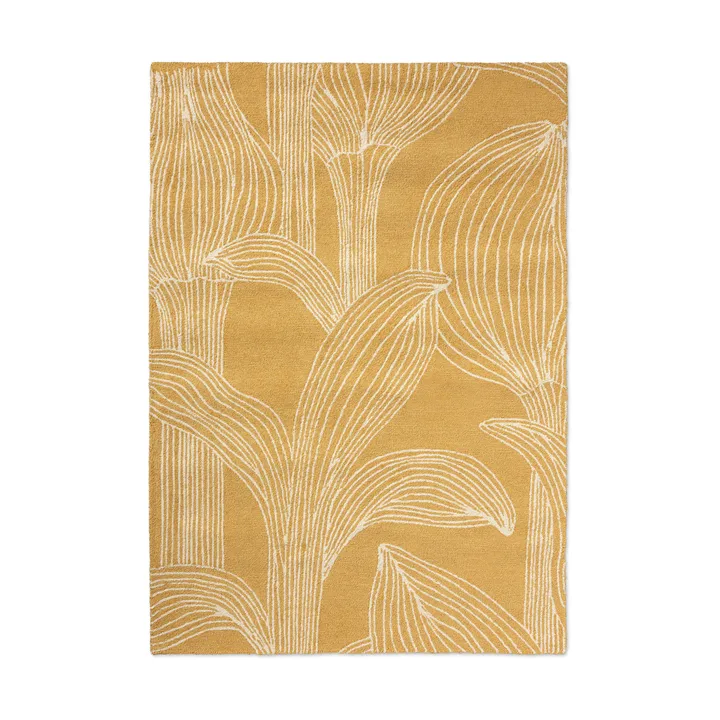 Kukat puhkeavat matta outdoor - Straw, 200x280 cm - Marimekko