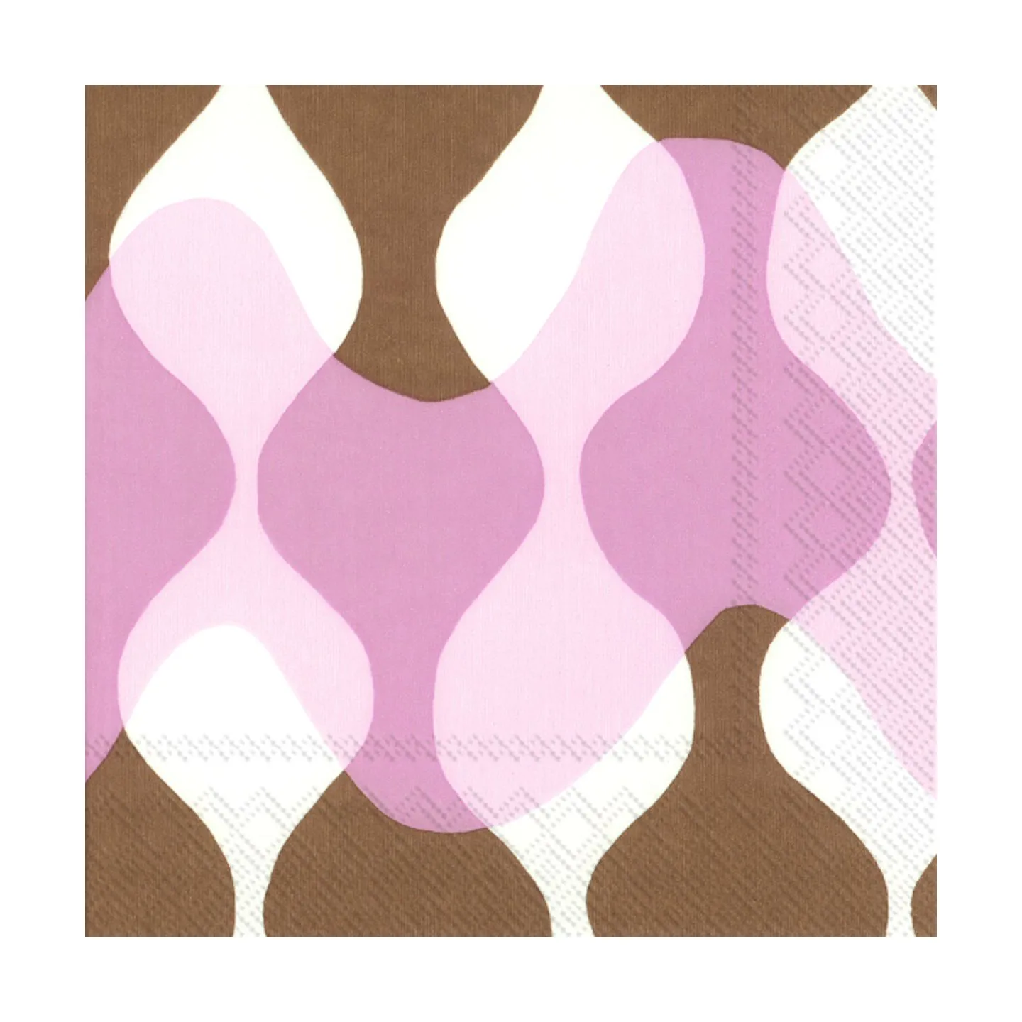 Lokki pergola servett 33x33 cm 20-pack, Rose Marimekko