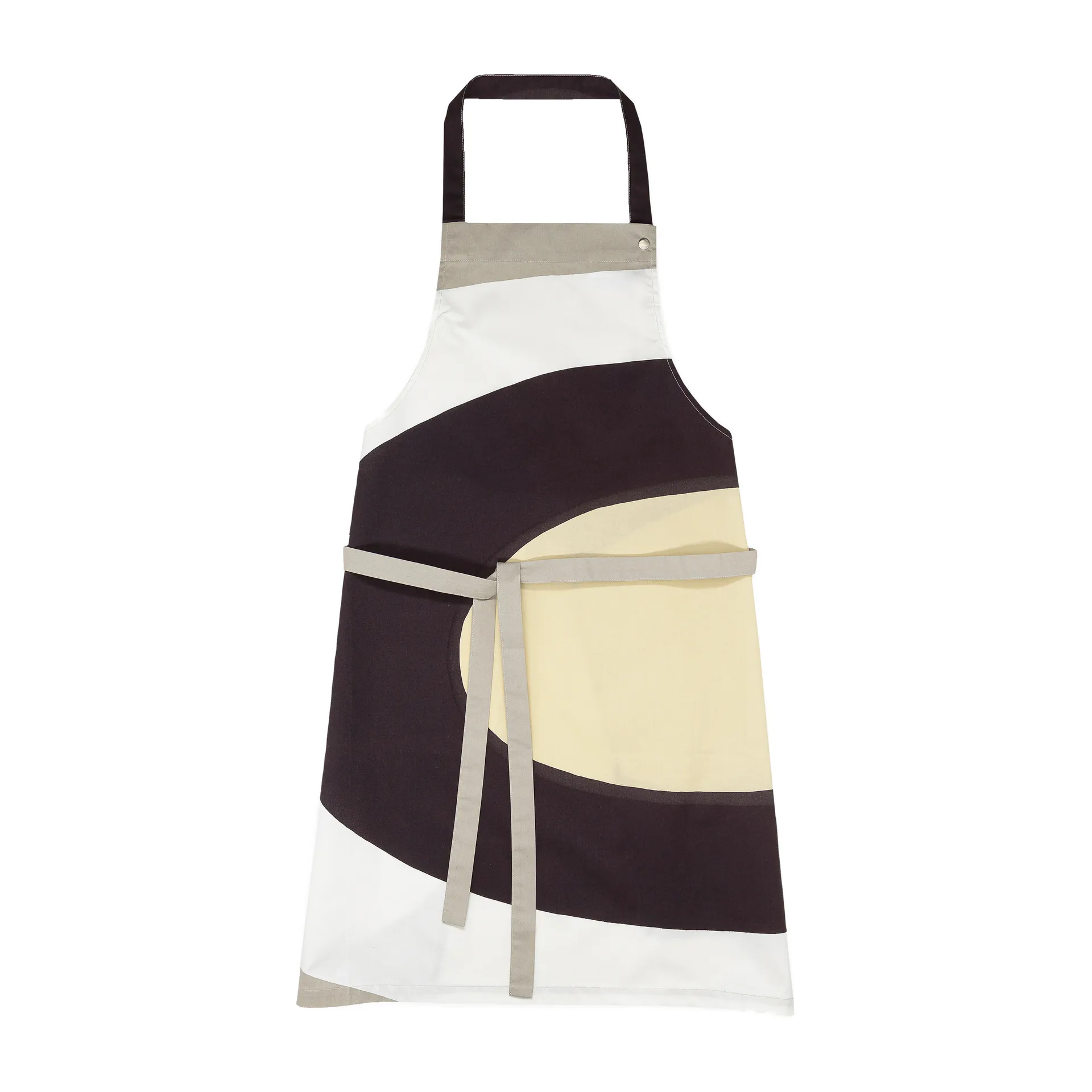 Melooni förkläde, grå-vit-beige Marimekko