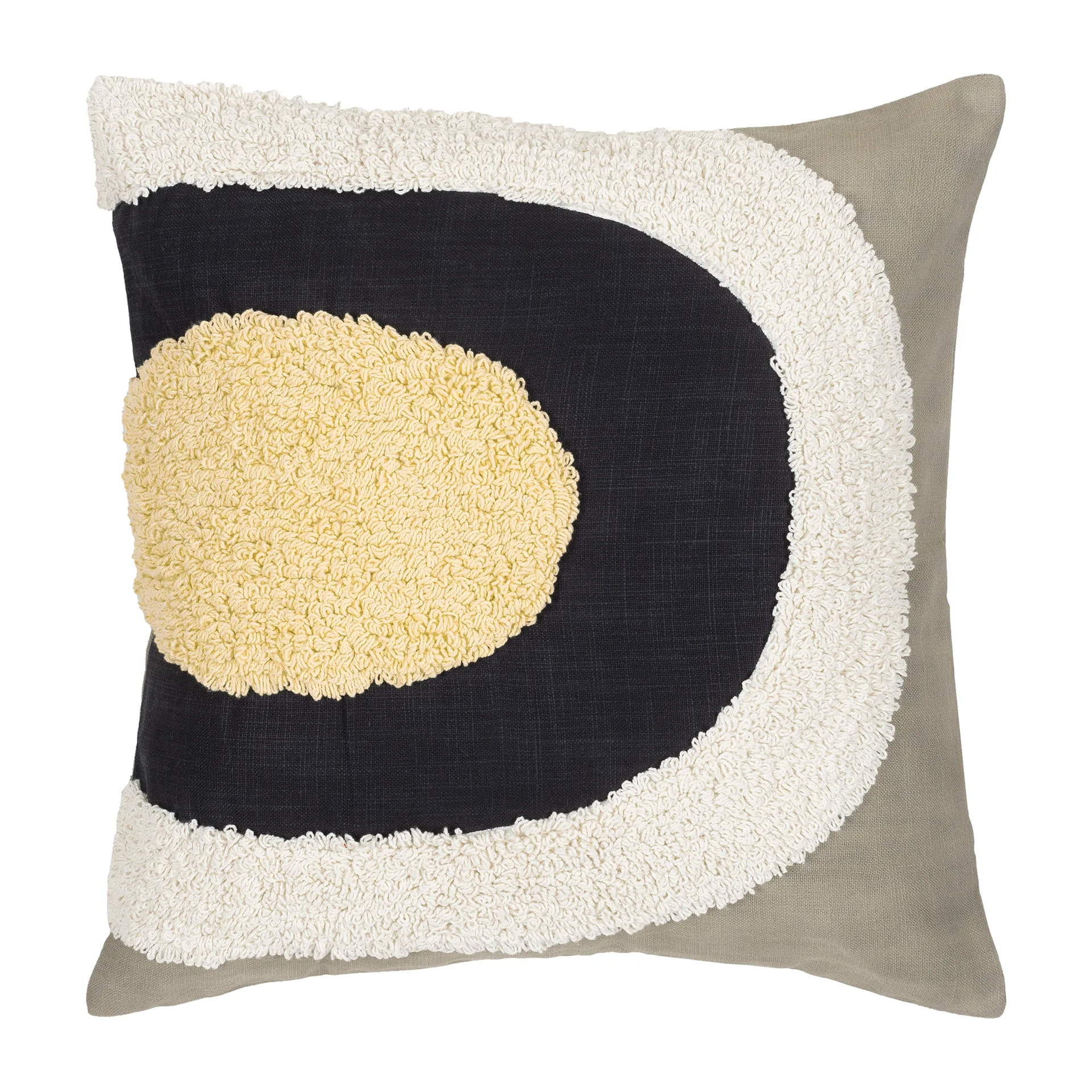 Melooni kuddfodral 50x50 cm, grå-vit-gul Marimekko
