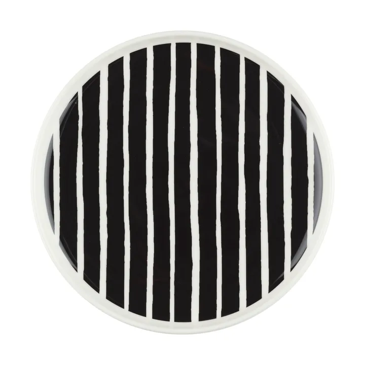 Oiva Piccolo tallrik Ø20 cm - White-black - Marimekko