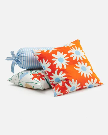 Perenna kuddfodral 40x60 cm - White-green-orange-yellow - Marimekko