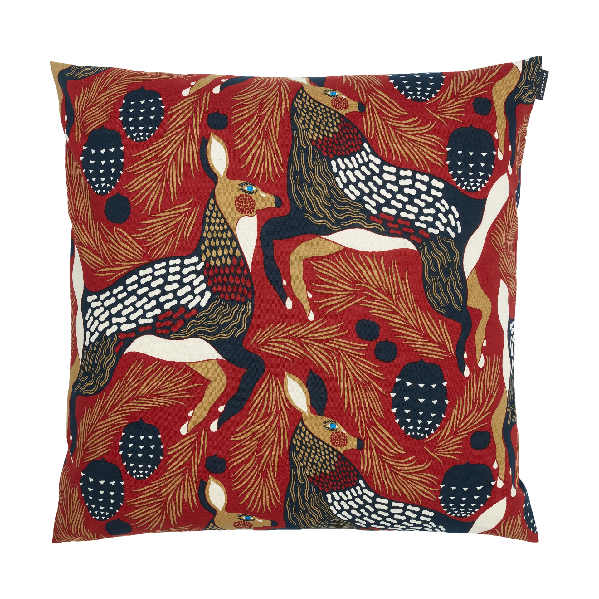 Peura kuddfodral 50x50 cm, White-beige-dark blue Marimekko
