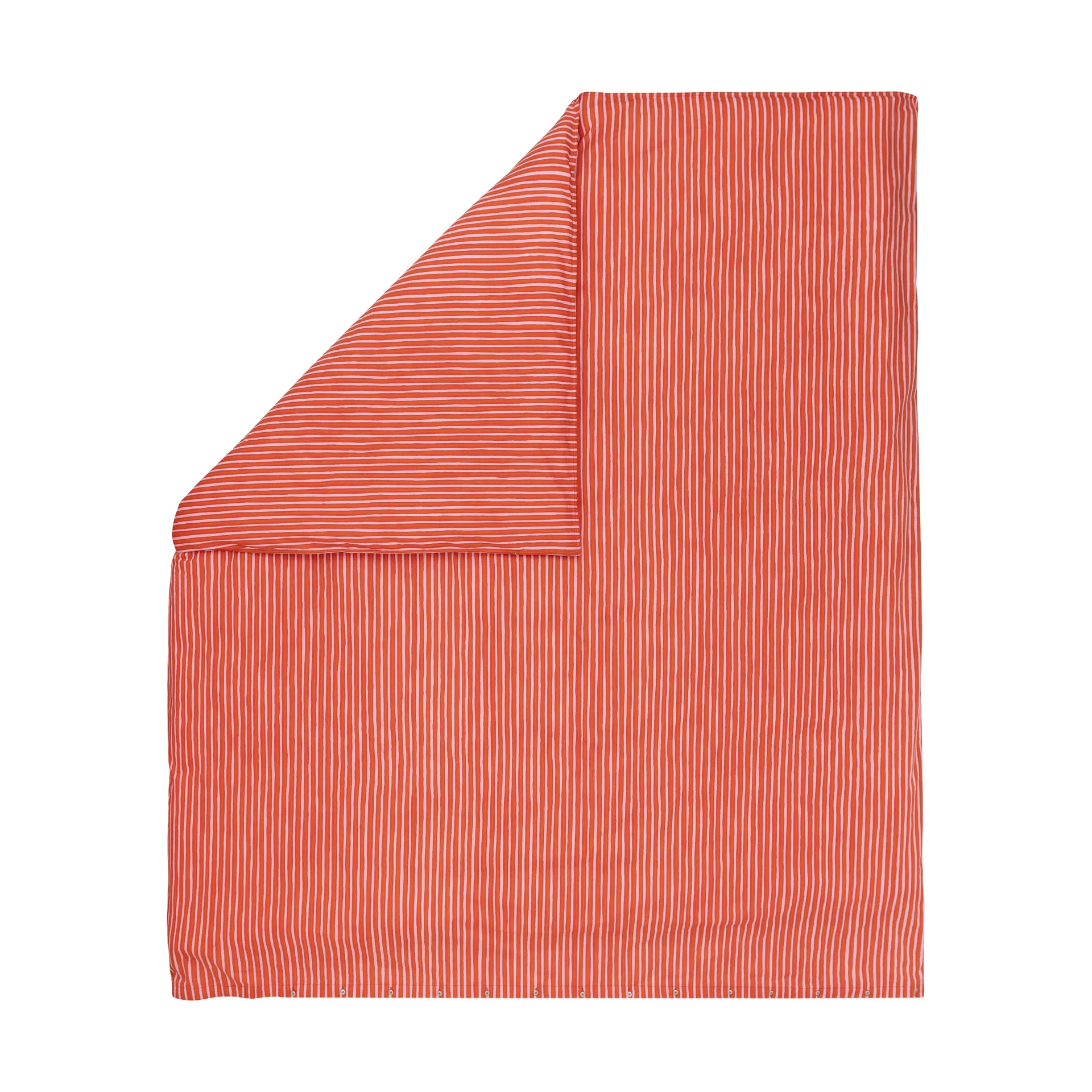 Piccolo påslakan 240x220 cm, Warm orange-pink Marimekko