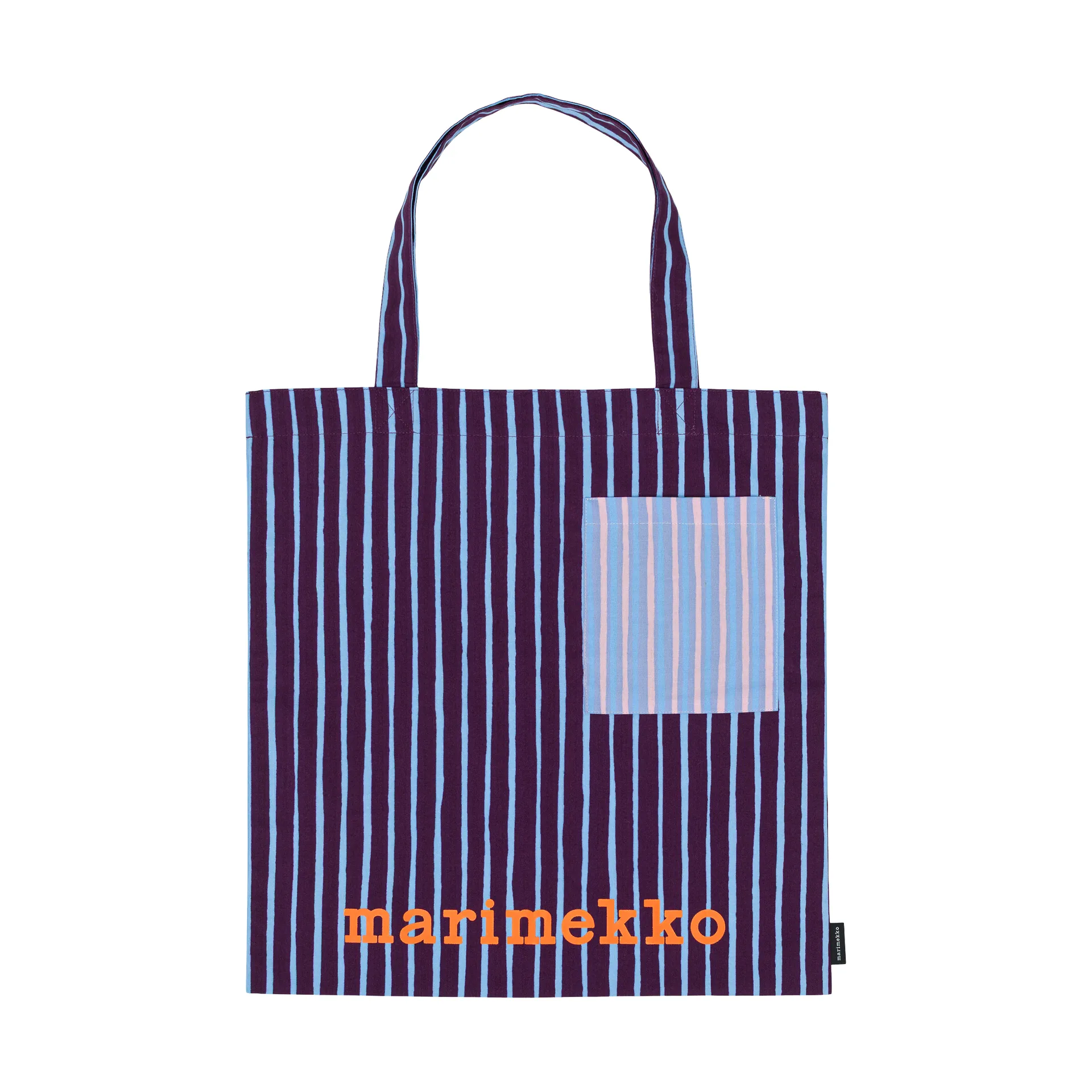 Piccolo tygpåse, Lila, med ficka, 43x44 Marimekko