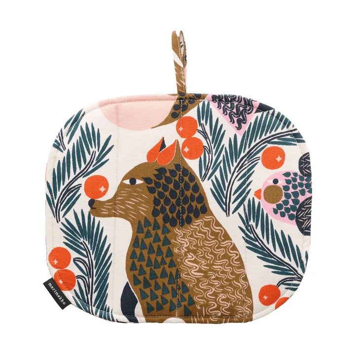 Pieni Ketunmarja grytlapp - White-multicolour - Marimekko