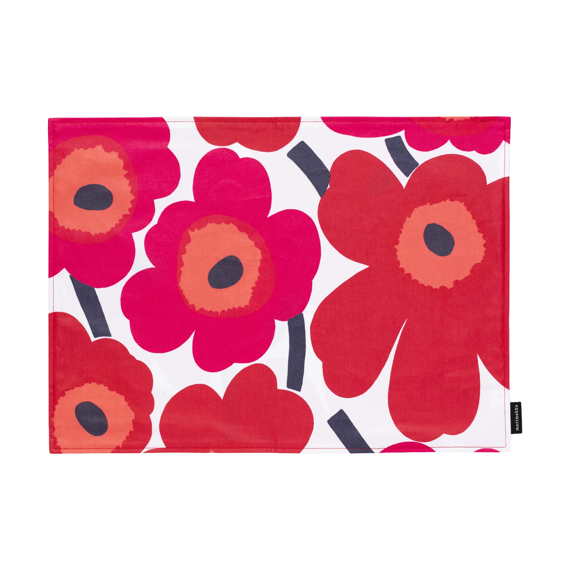 Pieni unikko bordstablett acryl, White-red Marimekko