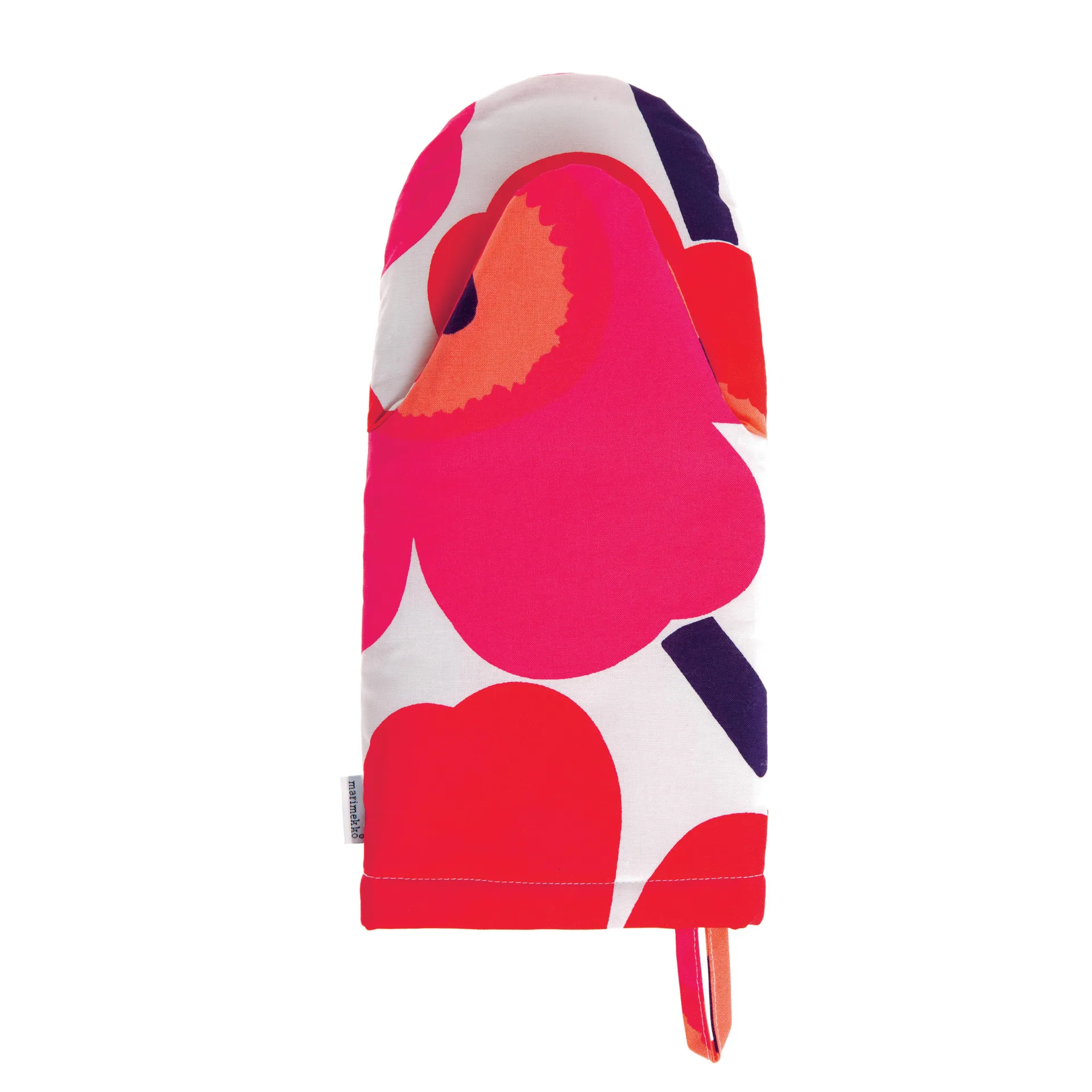 Pieni Unikko grytvante, Röd-vit Marimekko