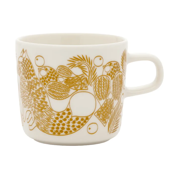 Piirto Ketunmar kaffekopp - White-bronze brown, 20 cl - Marimekko