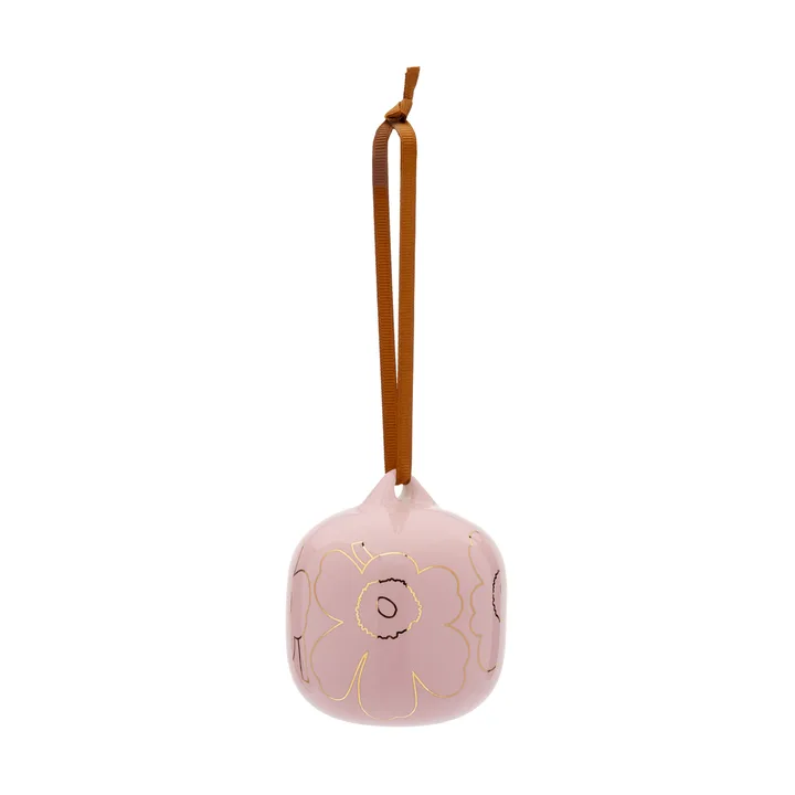 Piirto Unikko dekorationshänge - Pink-gold - Marimekko