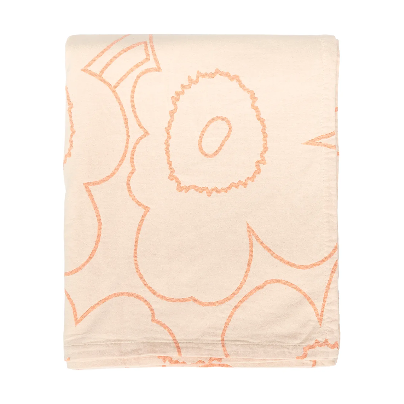 Piirto Unikko överkast 260x260 cm, Beige Marimekko