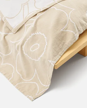 Piirto Unikko överkast 260x260 cm - Ecru - Marimekko