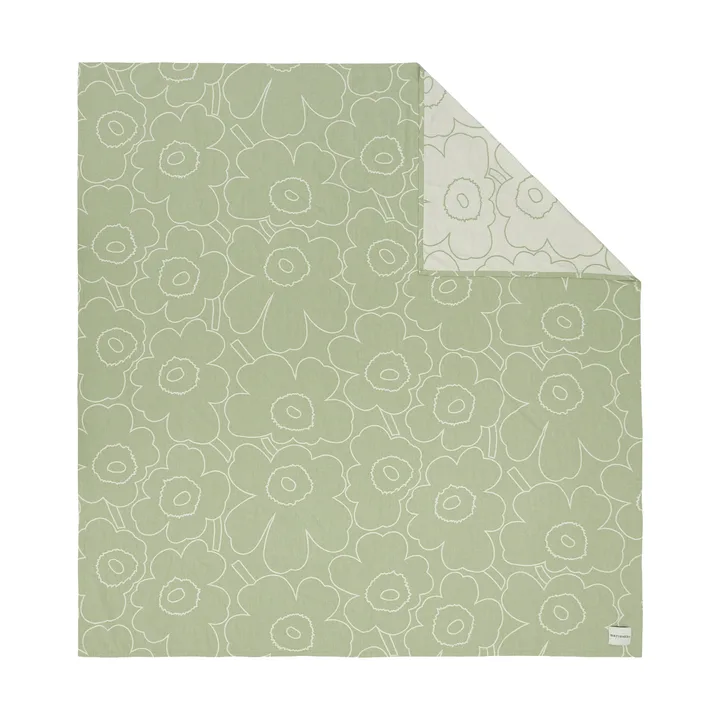 Piirto Unikko överkast 260x260 cm - Pear-off white - Marimekko