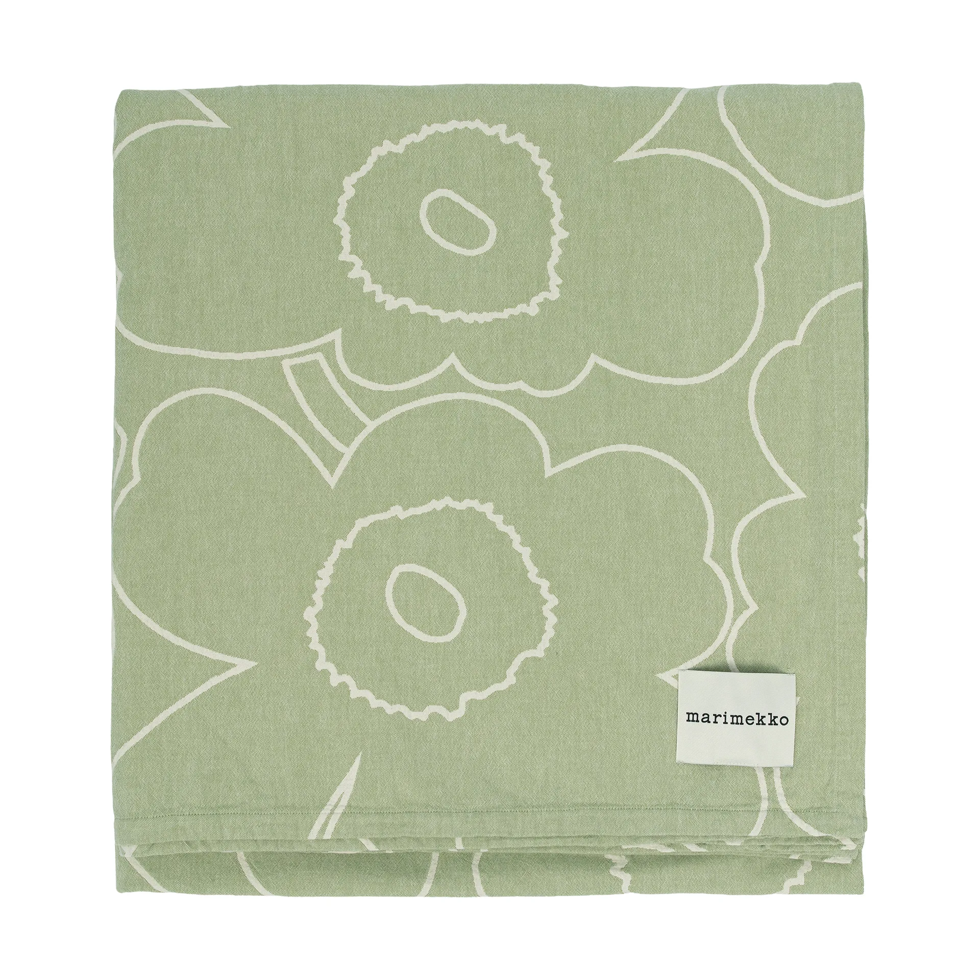 Piirto Unikko överkast 260x260 cm, Pear-off white Marimekko