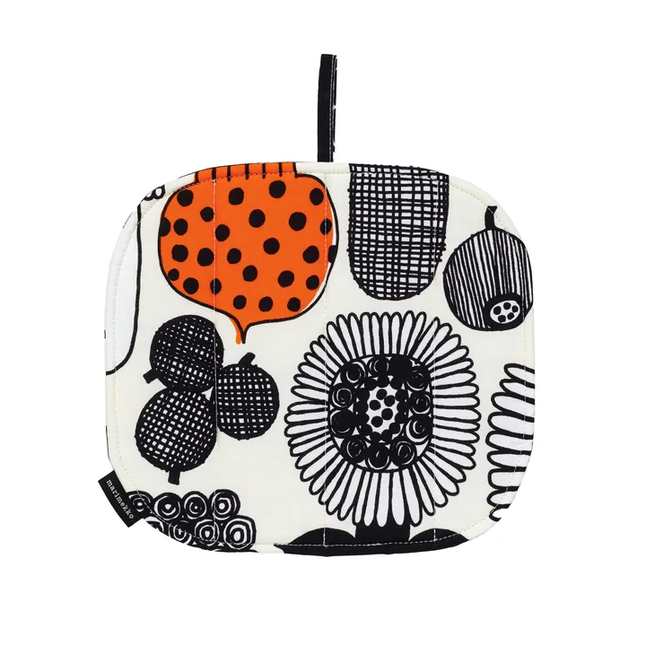 Puutarhurin Parhaat grytlapp - White-black-orange - Marimekko
