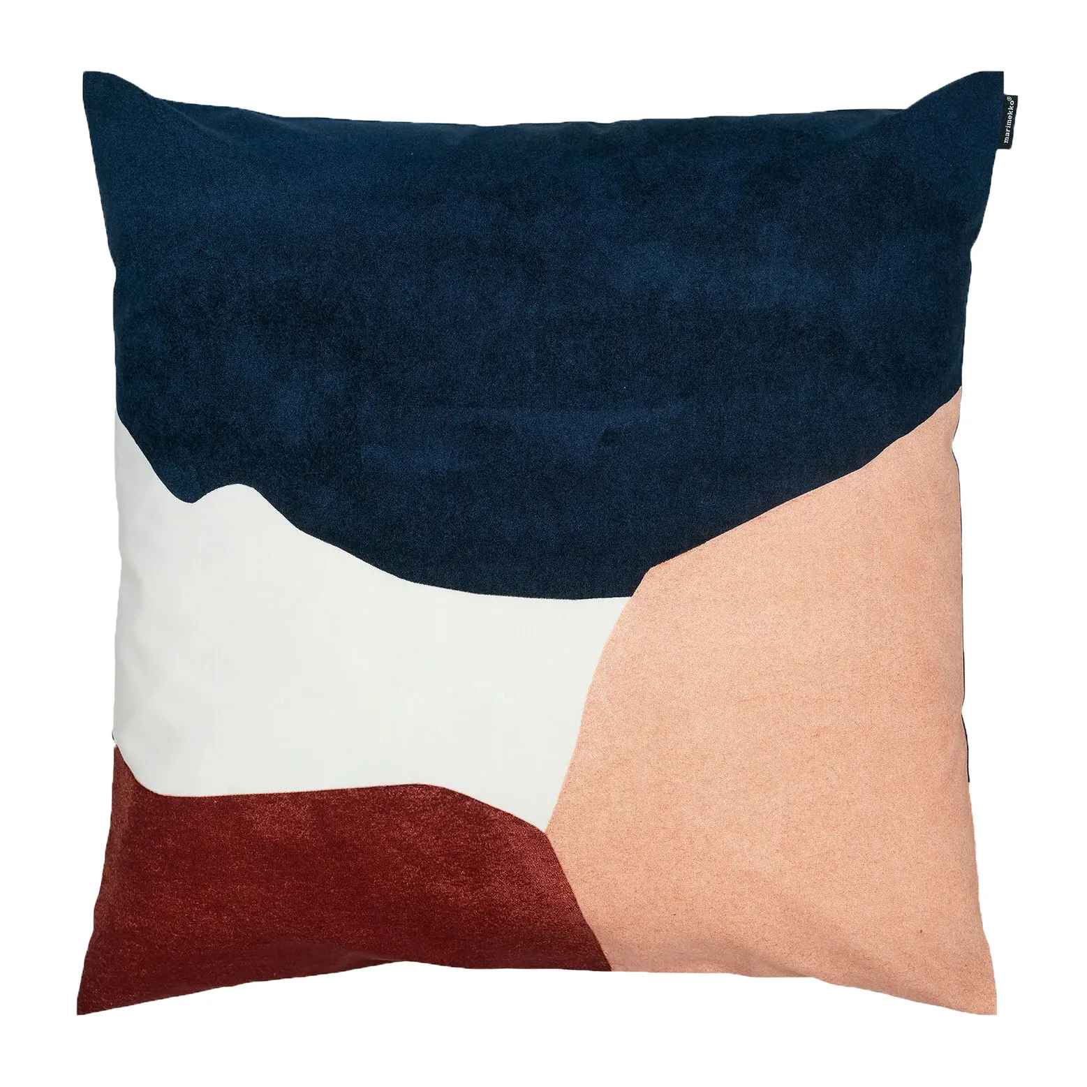 Pyykkipäivä kuddfodral 50x50 cm, Vit-blå-brun Marimekko