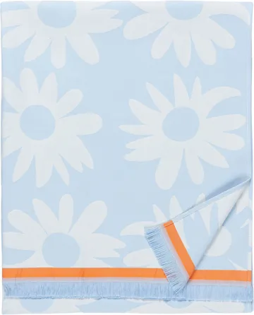 Rakastaa ei rakasta hamam badhandduk 91x165 cm - Orange-Off-white-light blue - Marimekko