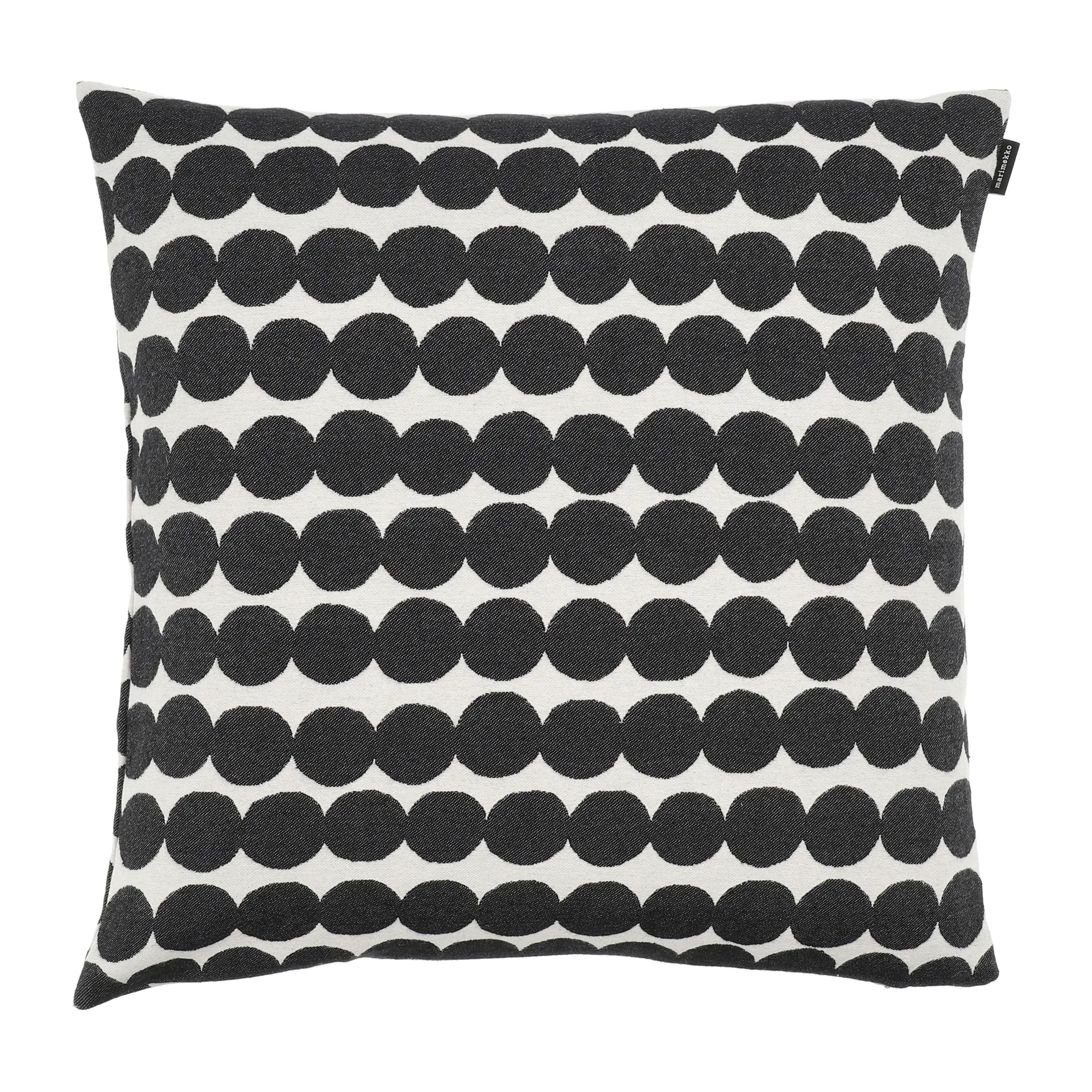 Räsymatto kuddfodral 50x50 cm, Vit-svart Marimekko