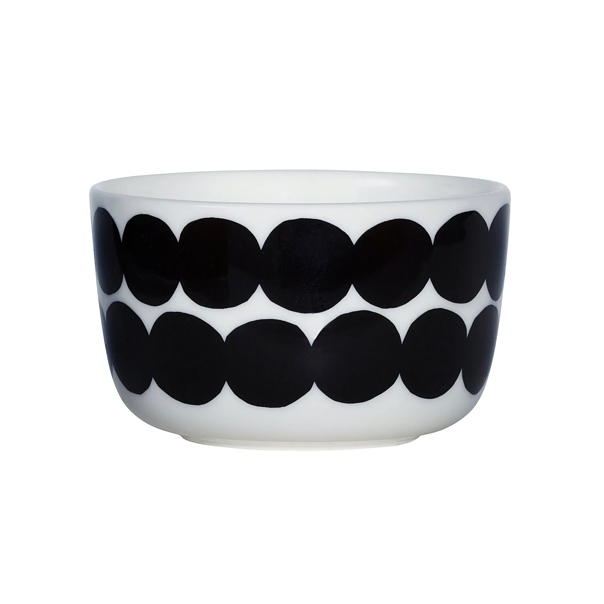 Räsymatto skål 2,5 dl, svart-vit Marimekko