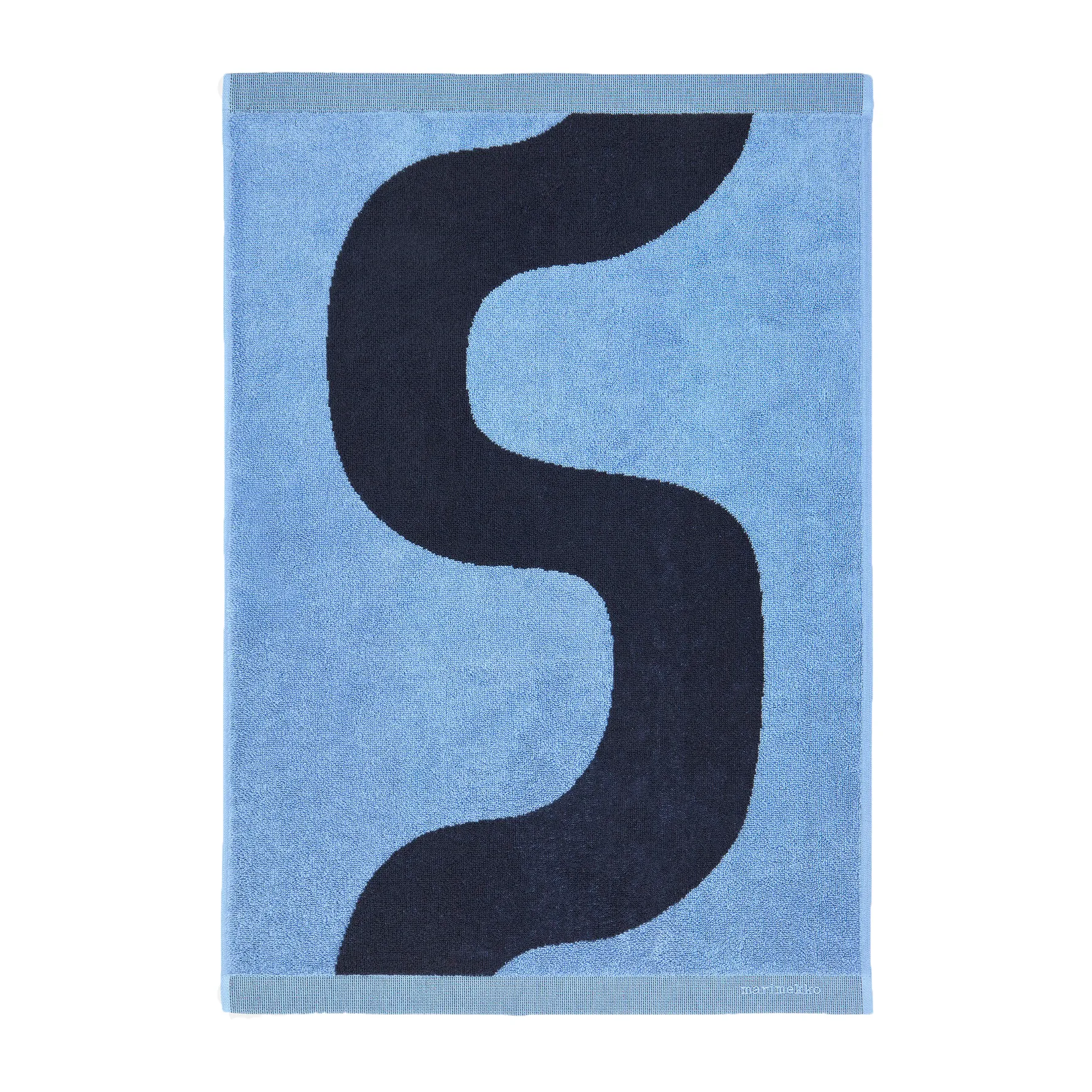 Seireeni handduk 50x70 cm, Mörkblå-blå Marimekko