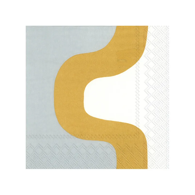 Seireeni servett 33x33 cm 20-pack, Gold Marimekko