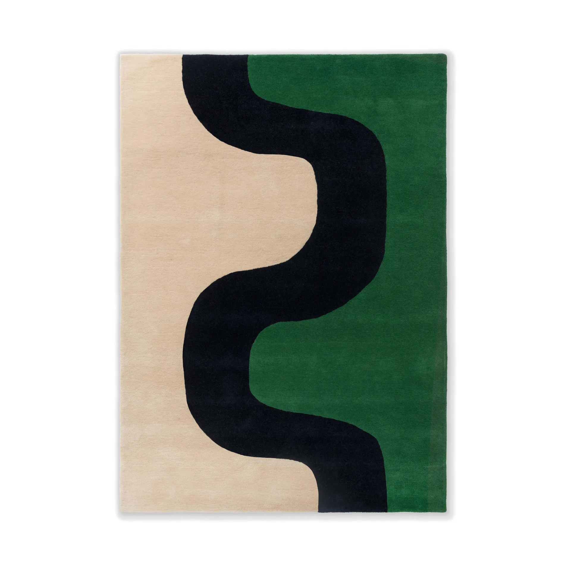 Seireeni ullmatta, Green, 170x240 cm Marimekko