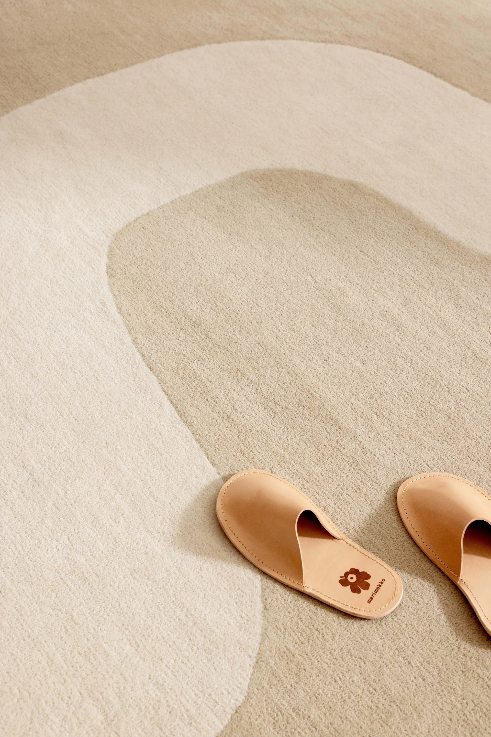 Seireeni ullmatta, Warm Beige, 140x200 cm Marimekko