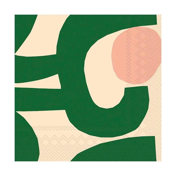 Seppel servett 33x33 cm 20-pack, Green Marimekko
