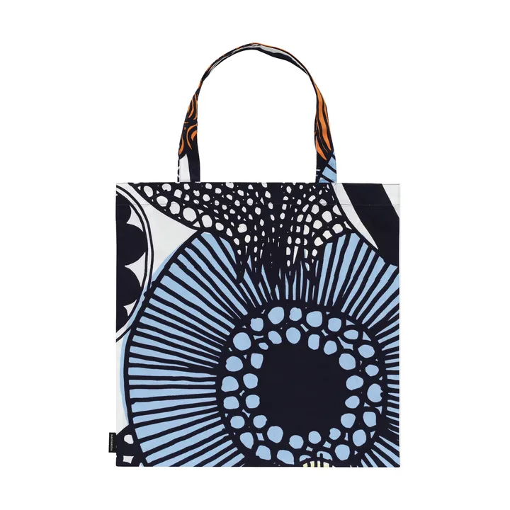 Siirtolapuutarha väska 43x44 cm - White-yellow-orange-light blue - Marimekko