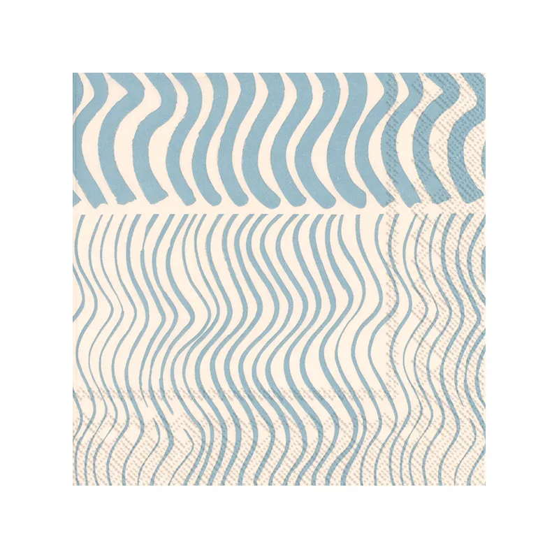 Silkkikuikka servett 20-pack, Light blue Marimekko