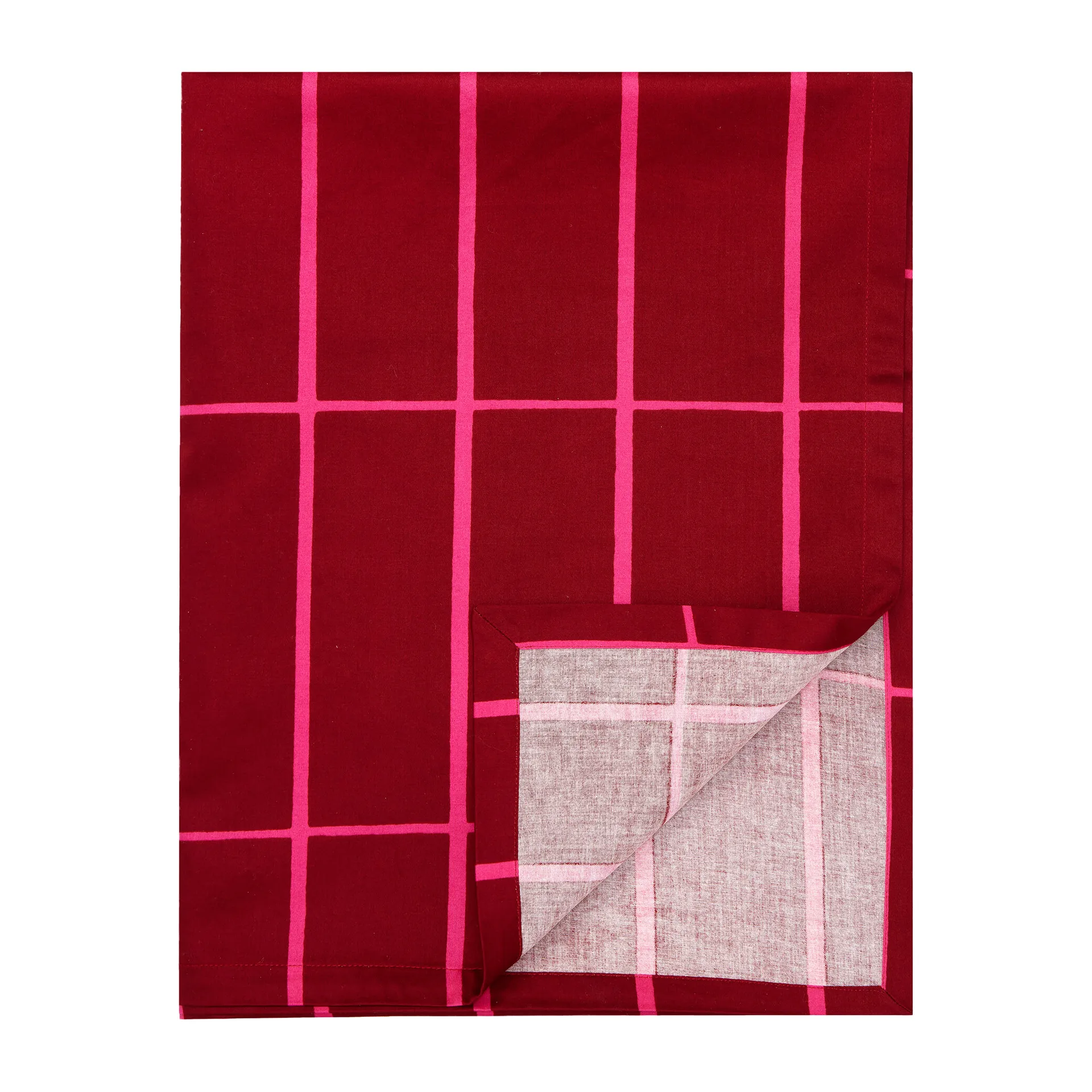 Tiiliskivi duk 140x280 cm, Röd-rosa Marimekko