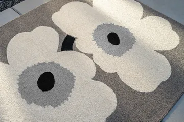 Unikko anniversary matta outdoor - Grey, 140x200 cm - Marimekko