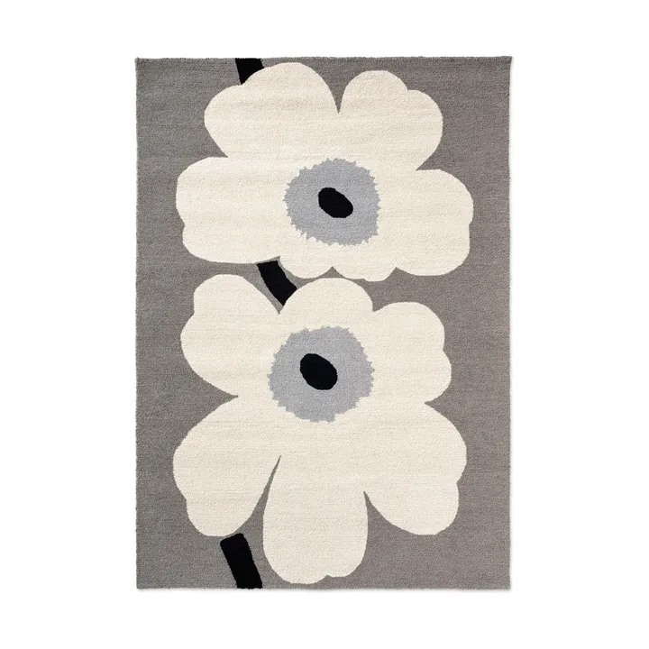 Unikko anniversary matta outdoor - Grey, 160x230 cm - Marimekko