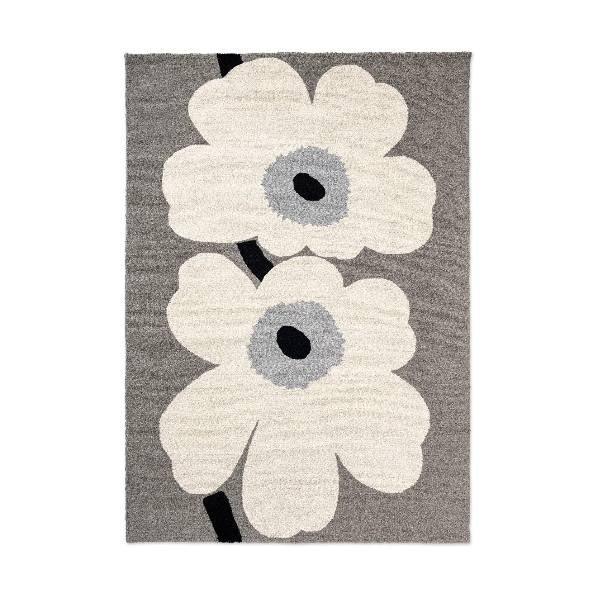 Unikko anniversary matta outdoor, Grey, 200x280 cm Marimekko