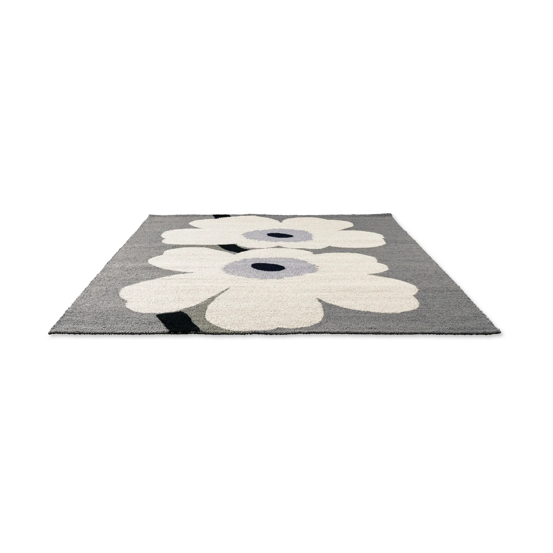Unikko anniversary matta outdoor, Grey, 200x280 cm Marimekko