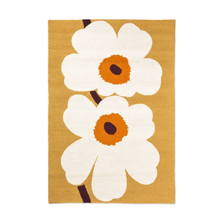 Unikko anniversary matta outdoor - Honey, 160x230 cm - Marimekko