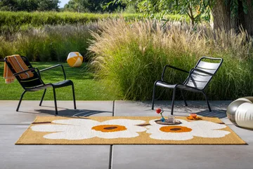 Unikko anniversary matta outdoor - Honey, 200x280 cm - Marimekko