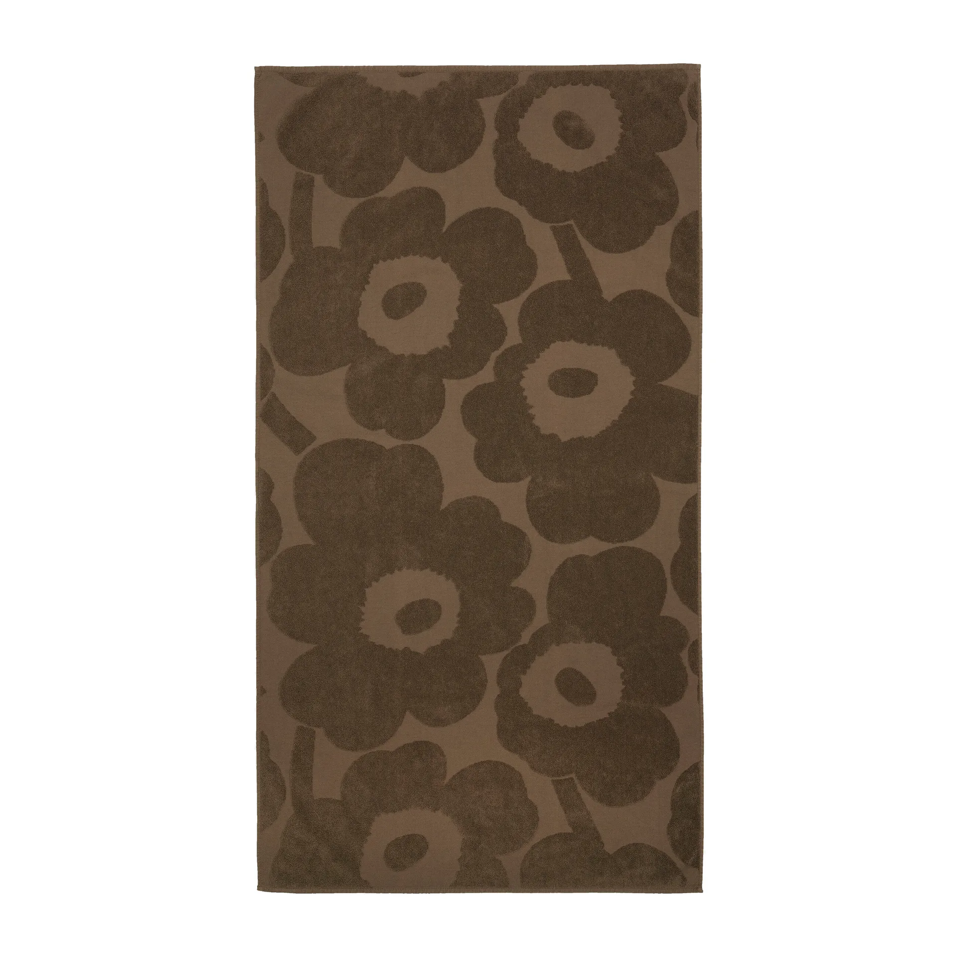 Unikko badhandduk 70x150 cm, dark sand Marimekko