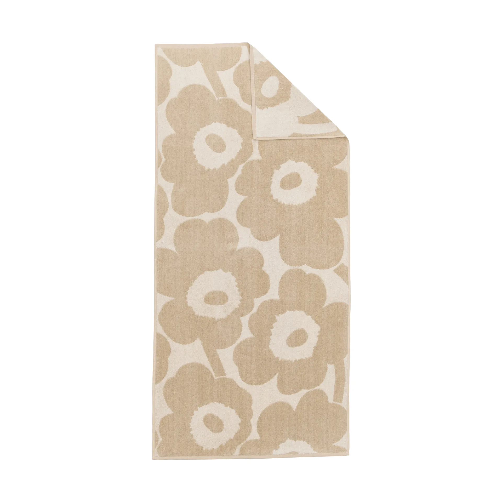 Unikko badhandduk 70x150 cm, Off white-linen Marimekko
