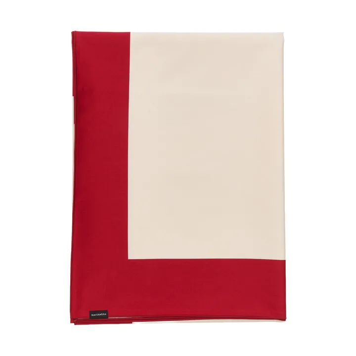 Unikko bordsduk - Off white-cranberry-rose, 140x140 cm - Marimekko