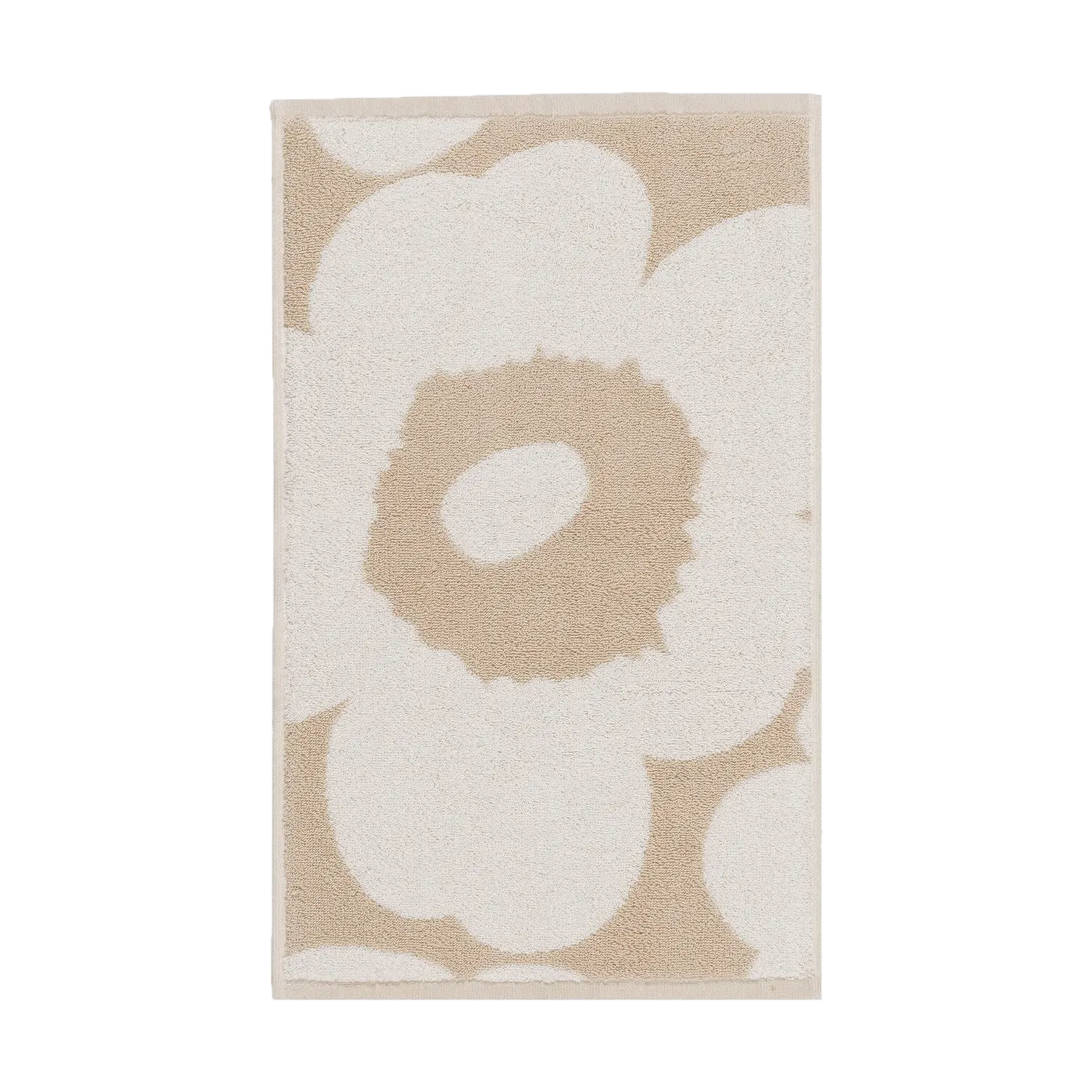 Unikko gästhandduk 30x50 cm, Beige-white Marimekko