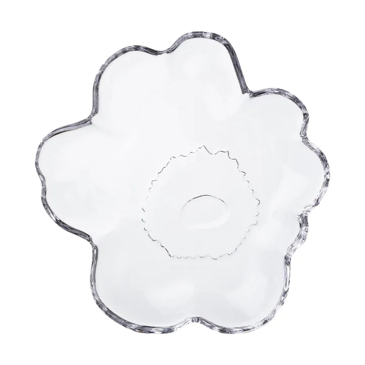 Unikko glastallrik Ø13 cm - Clear - Marimekko
